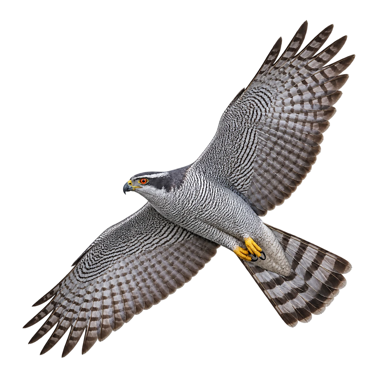 Habicht – Altvogel, Gefiederform Normal