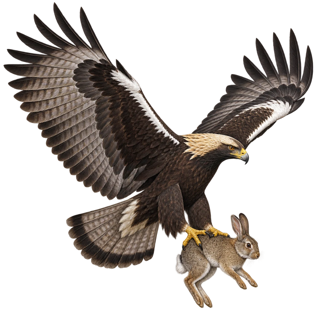 Iberienadler: Ansitzjagd · Suchflug · Aassuche