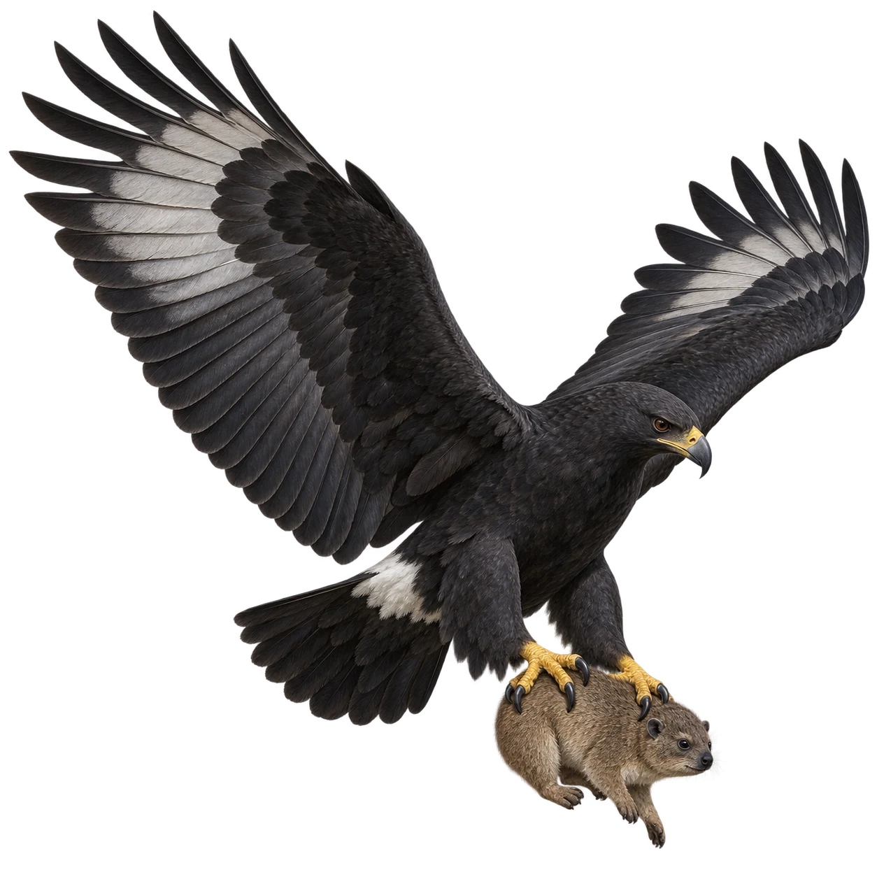 Klippenadler: Suchflug · Überraschungsjagd · Gemeinschaftsjagd · Aassuche